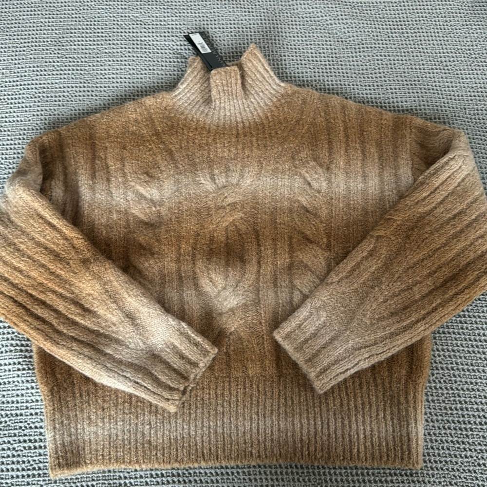 Banana Republic Celeste Ombre Alpaca Blend Sweater NWT M Italian Yarn - Picture 2 of 7